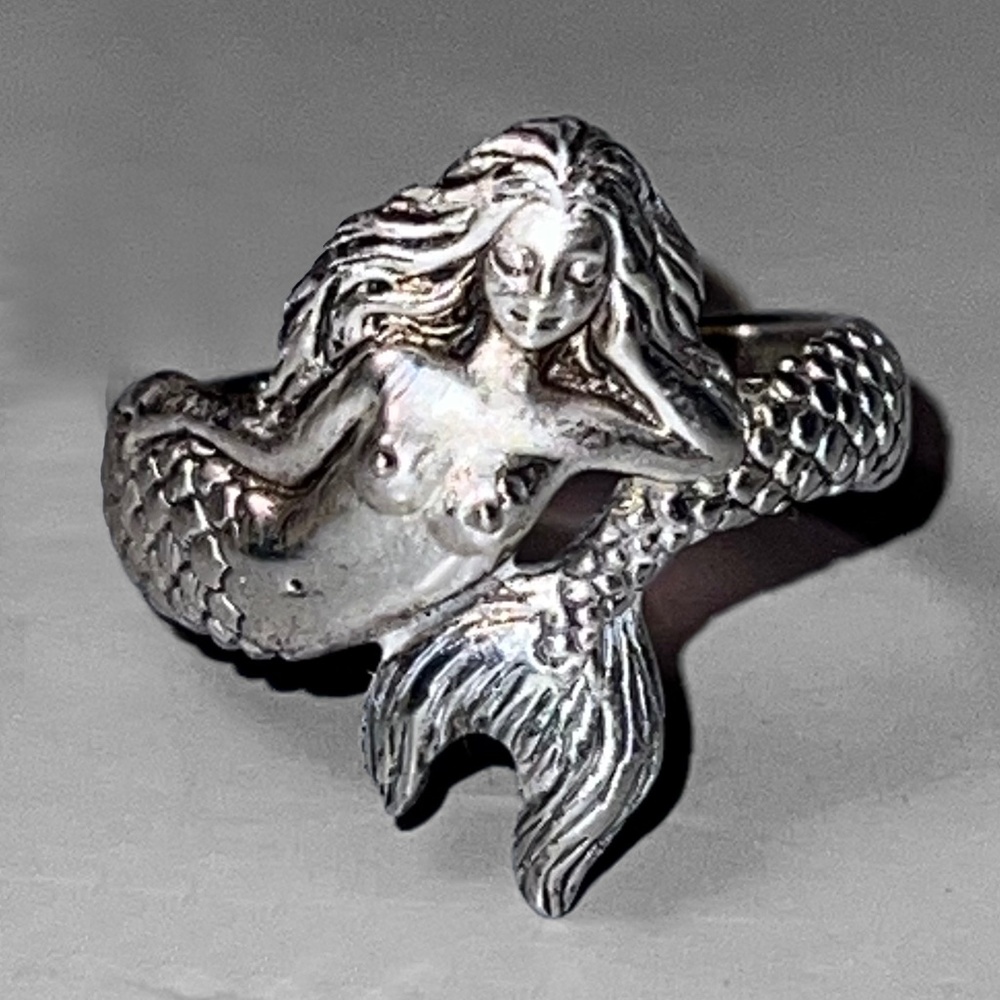 Sterling Silver Mermaid Ring